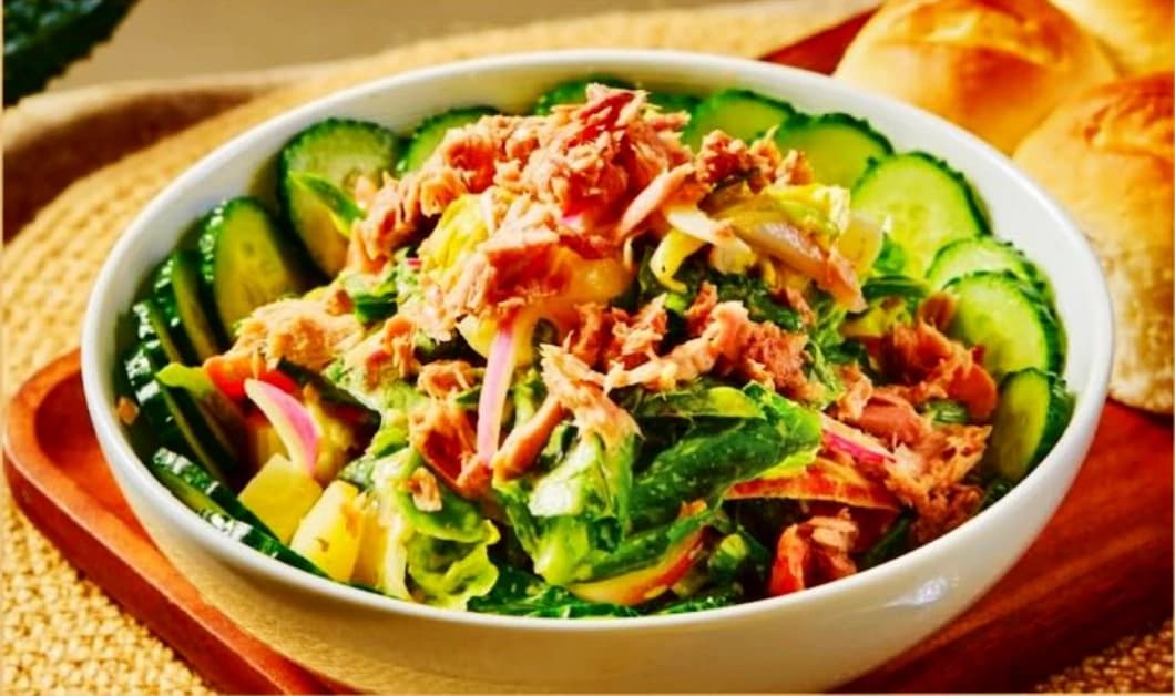 Salads dishes at Desta
